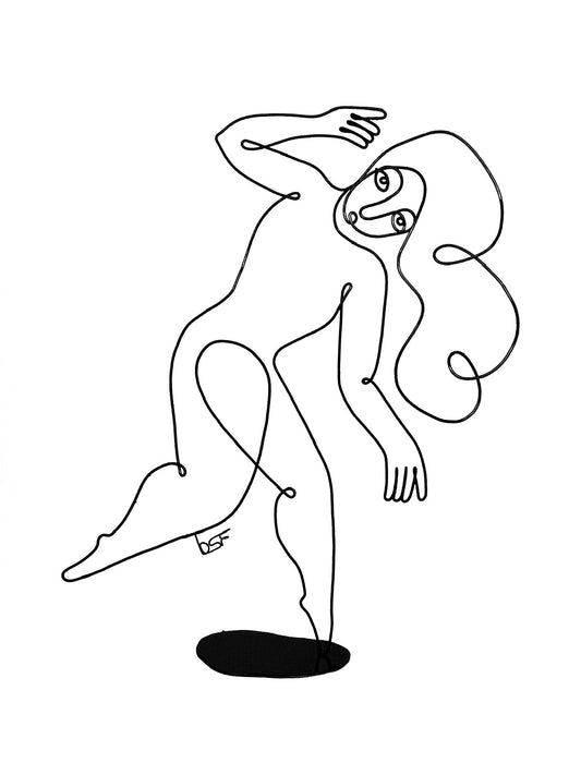 Dancer #9 Wire Sculpture